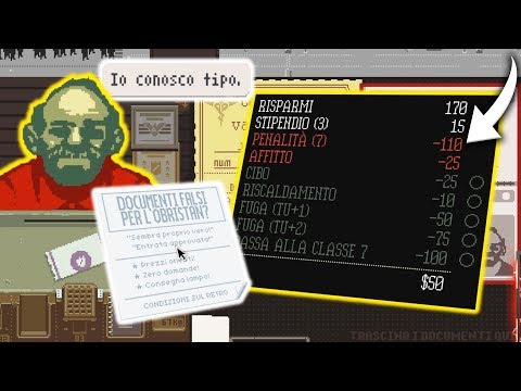 I GOT A €100 FINE!! EITHER WE RUN AWAY OR WE'RE DONE!! - Papers, Please #12