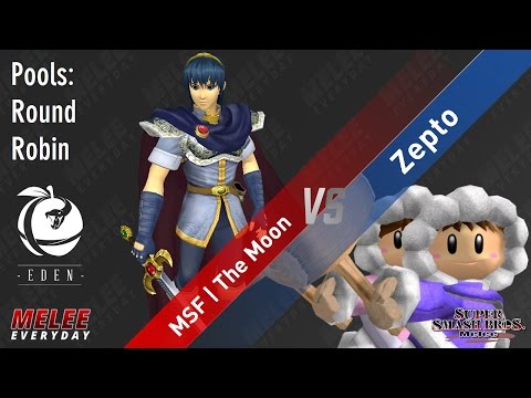 Eden - MSF | The Moon (Marth) vs. Zepto (Ice Climbers) - SSBM - Singles Pools, Round Robin