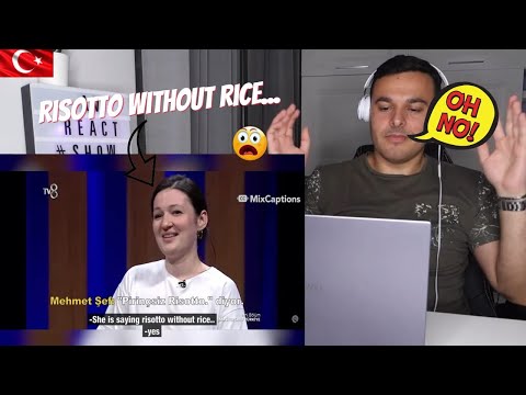 Italian Reaction to 🇹🇷 Danilo Şef'e Pirinçsiz Risotto Şoku! | MasterChef Türkiye 😲