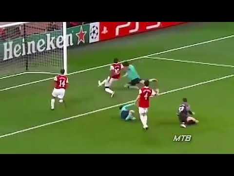 Messi disallowed Goal vs Arsenal UCL 2010/2011