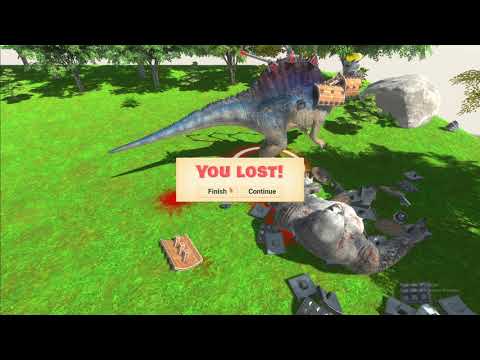 Goro The Giant Gorilla Fights the Armored Dinosaurs!