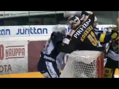 Tommi Huhtala Vs Maalivahti Mikko Koskinen Kalpa-Blues 26.3.2012
