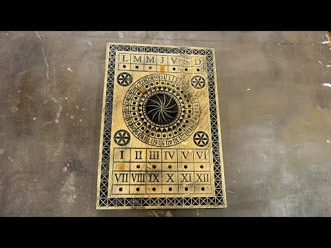 How to make a Sundial Calendar