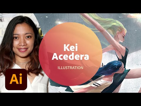 Live Illustration with Kei Acedera - 1 of 3 | Adobe Creative Cloud