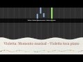 NEW Violetta - Momento musical - Toca piano ...