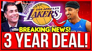 LAKERS LAND MEGA STAR WITH 3-YEAR CONTRACT! PELINKA CONFIRMS! TODAY'S LAKERS NEWS