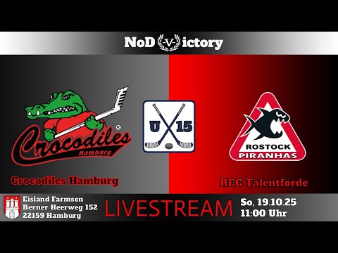 🏒U15 | Crocodiles Hamburg VS REC Talentförde | 19.10.25 | 11:00 Uhr