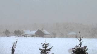 preview picture of video 'Jarní sněhová bouře Krouna - Čachnov'