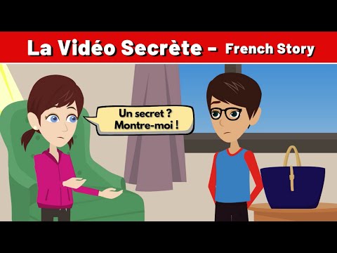 French Short Story - La Vidéo Secrète | DELF A1 A2 - CCube Academy French