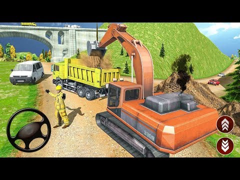 Offroad Heavy Excavator Simulator - Construction Vehicles 3D - Android Gameplay [HD]