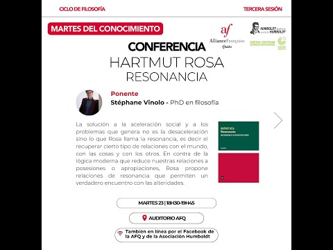 Stéphane VINOLO - Hartmut Rosa 3 - Resonancia