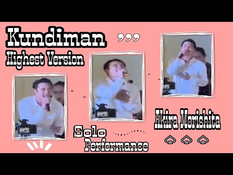 BGYO AKIRA - KUNDIMAN SOLO |HIGHEST VERSION