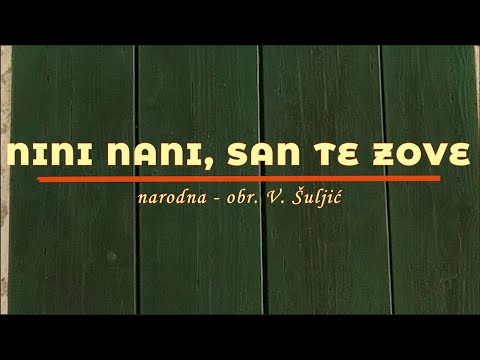 Muška klapa MUNITA - Zadar /   Nini nani, san te zove - narodna, obr. V. Šuljić