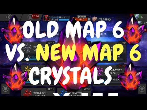 New Map 6 Crystal Comparison!!! - Marvel Contest Of Champions