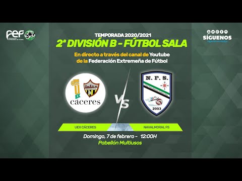 UEX Cáceres - Navalmoral FS | Segunda División B - Fútbol Sala