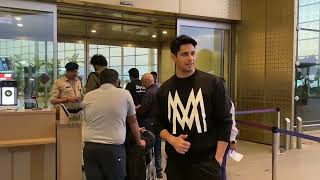 Siddharth Malhotra spotted at airport departure