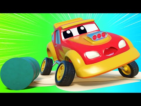 Super Kamion -  Trkaći auto je zapeo u super krugu - Super Kamion - Auto Grad Aplikacija