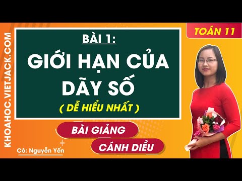 Toán 11 Cánh diều Bài 1: Giới hạn của dãy số | Giải Toán 11