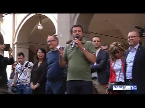 2019-05-04 PRATO - SALVINI AI PRATESI,  SE VOLETE CAMBIARE, NOI CI SIAMO