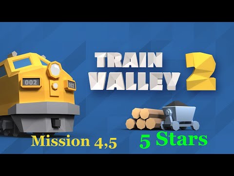 Get 5 Stars with this simple Guide | Train Valley 2 - Mission 4 and 5 [2022]✨