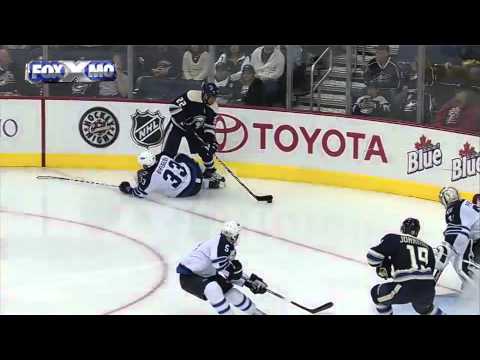 Winnipeg Jets @ Columbus Blue Jackets Highlights 11/12/11