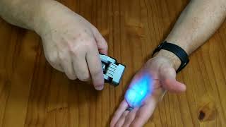 Lightning Overview: SOFIRN ST2 flashlight: White, Red, UV light