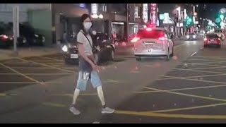 行人請走斑馬線
