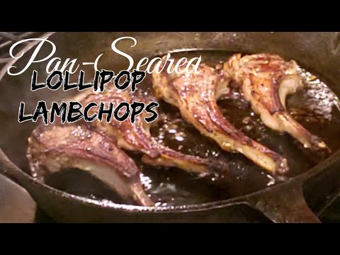 EASY!  Mouthwatering Pan-Seared Lollipop Lamb Chops BEST EVER 🍭