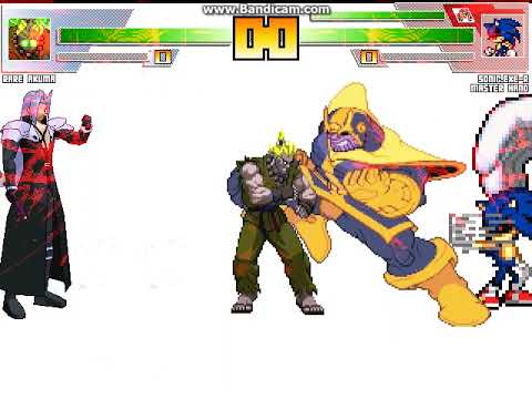 MUGEN Request #13: Rare Akuma VS Sonic EXE/Master Hands/Sephiroth/Thanos