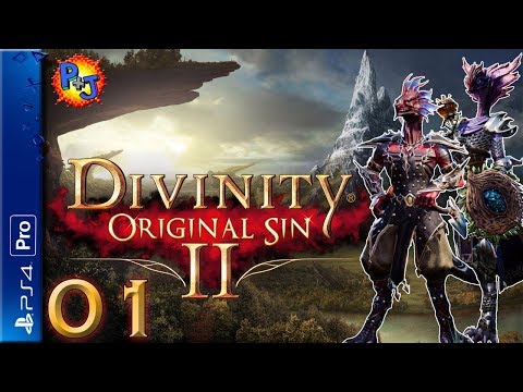 Let's Play Divinity: Original Sin 2 II | PS4 Pro Co-op Split Screen | Multiplayer Gameplay Part 1