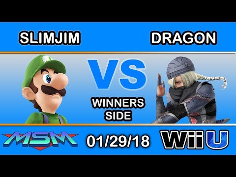 MSM 131 - Slimjim (Luigi) Vs. Dragon (Sheik) Winners Side - Smash 4