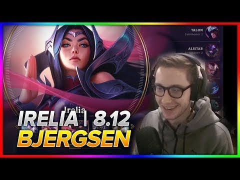 Bjergsen - Irelia vs Talon - Mid - Patch 8.12 - NA Challenger