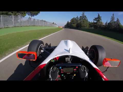 My first time at Imola with a Formula 3 - Helmet cam onboard camera