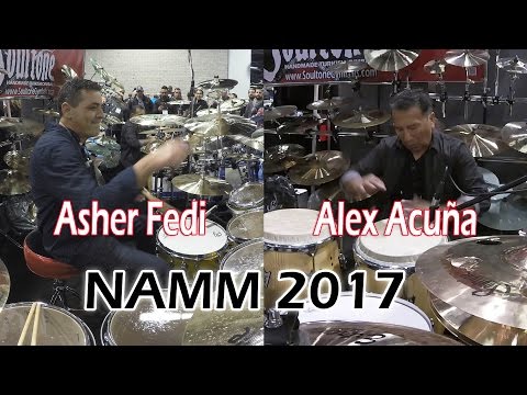 Soultone Cymbals NAMM 2017 - Asher Fedi & Alex Acuña