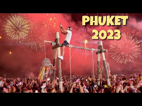 【🇹🇭 4K】Phuket 2023 Patong Beach New Year’s Eve Сelebrating