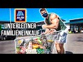 Kompletter Aldi Wocheneinkauf von Familie Unterleitner