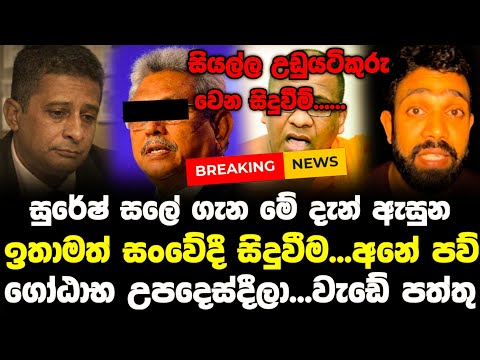 මේ දැන් සුරේෂ් සලේ ගැන ඇසුනු සංවේදී සිදුවීම | Anura Kumara Dissanayake | News Today 