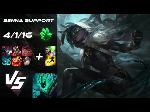 SUPPORT Senna vs Thresh - NA Grandmaster Patch 14.18