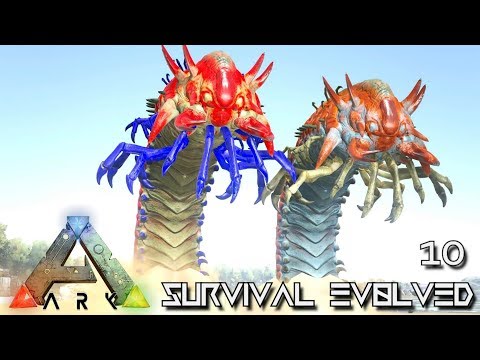 ARK: SURVIVAL EVOLVED - MEGA DEATH SAND WORMS !!! | PUGNACIA DINOS EBENUS ASTRUM E10