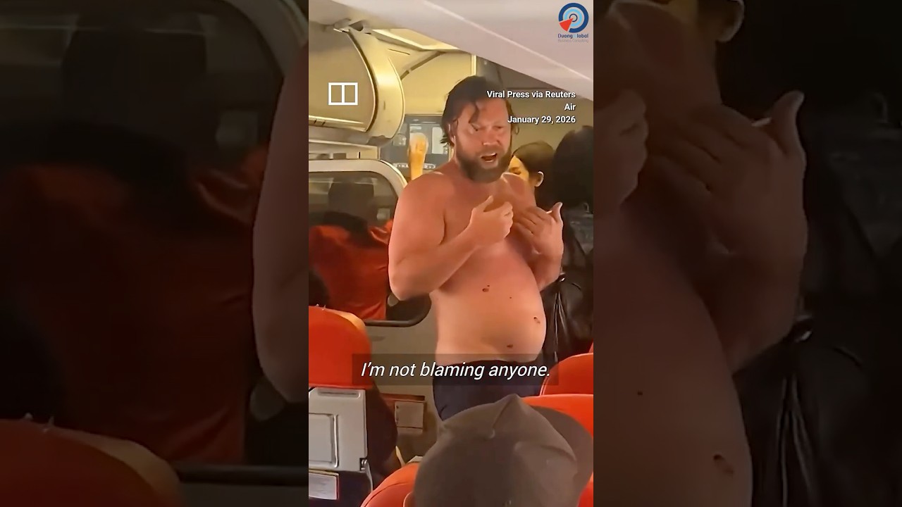Tourist LOSES IT on Vietnam Flight 😳✈️