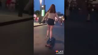 Korean Longboarding girl Hyo Joo skating to Kero&#39;s &quot;So Seductive&quot; (viral video 9gag)