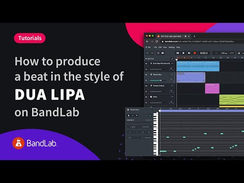How to make a Dua Lipa style track in BandLab