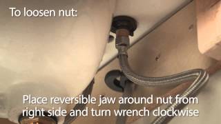 How to Use a BrassCraft® Basin Wrench