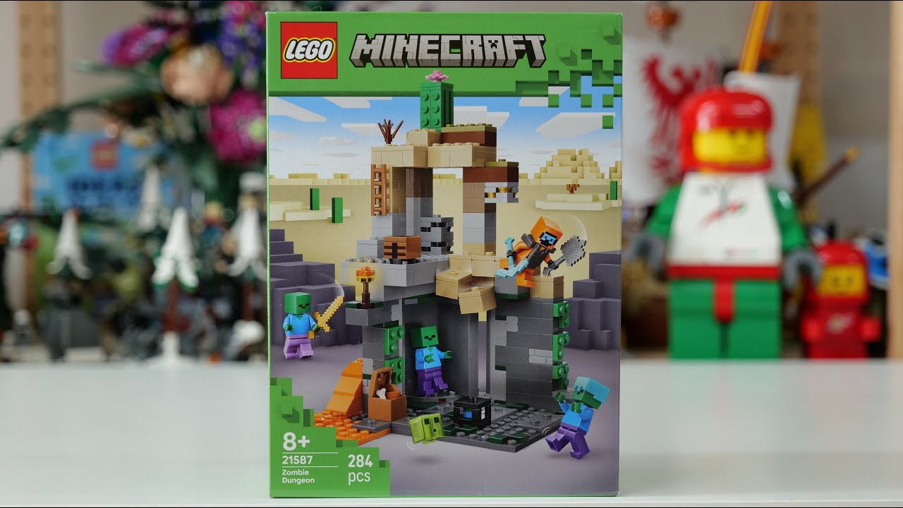 LEGO Minecraft 21587 Zombie Dungeon - LEGO Speed Build Review