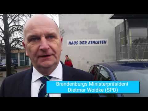 Ministerpräsident Woidke über den Olympiastützpunkt Cottbus