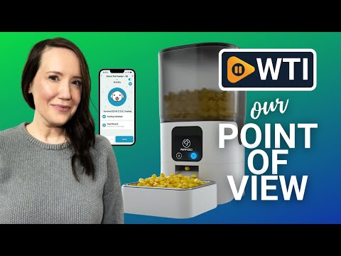 5G WiFi Automatic Cat Feeders: Smart Automatic Cat Food Dispenser with Slow Feeding Mode - WTI product video review