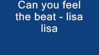 can you feel the beat - lisa lisa