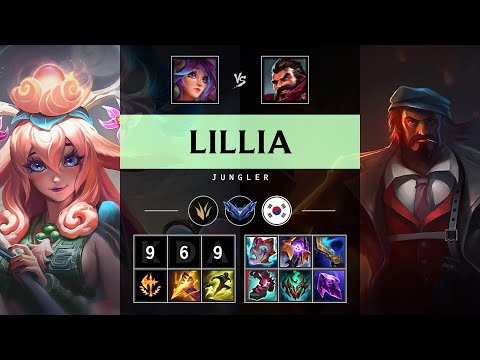 Lillia Jungle vs Graves - KR Diamond Patch 25.12