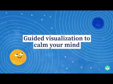 Guided visualization to calm your mind