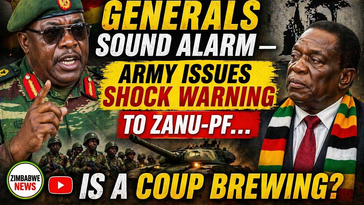 BREAKING‼️ GENERALS SOUND ALARM — ARMY ISSUES SHOCK WARNING TO ZANU-PF… IS A COUP BREWING?